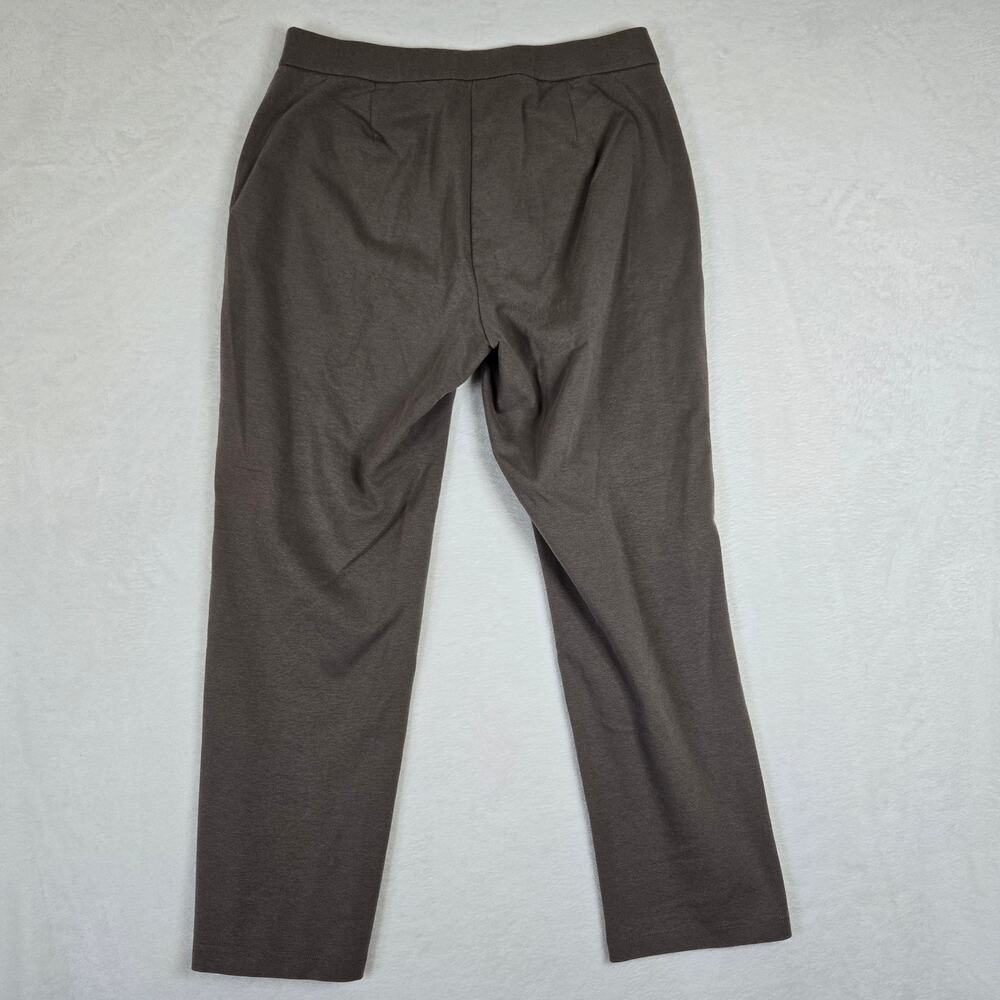 Eileen Fisher Flex Ponte Slim Pants Womens Petite Medium High Waist 0859 - Picture 2 of 11